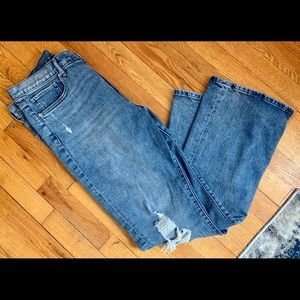 Distressed Express High Rise Boot Cut - Sz 12